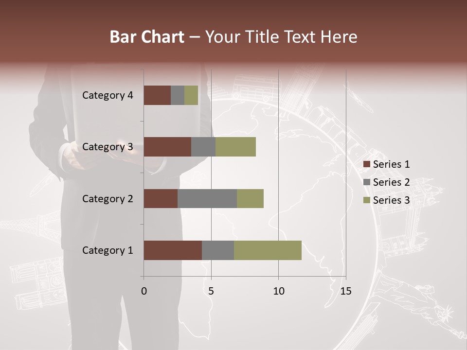 Earth Software Hand PowerPoint Template