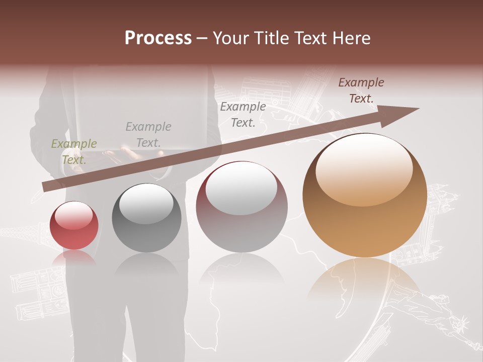 Earth Software Hand PowerPoint Template