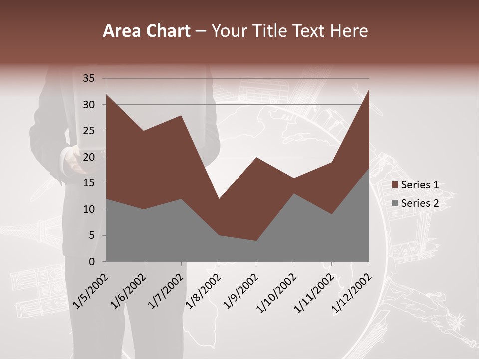 Earth Software Hand PowerPoint Template