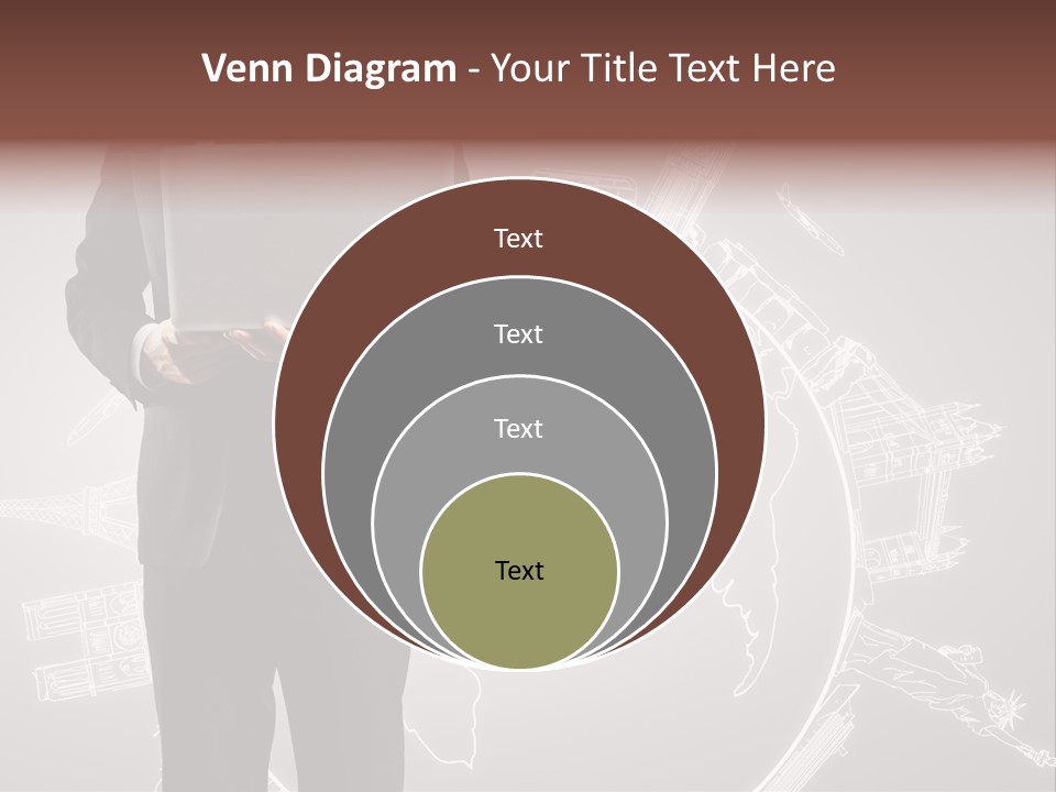 Earth Software Hand PowerPoint Template