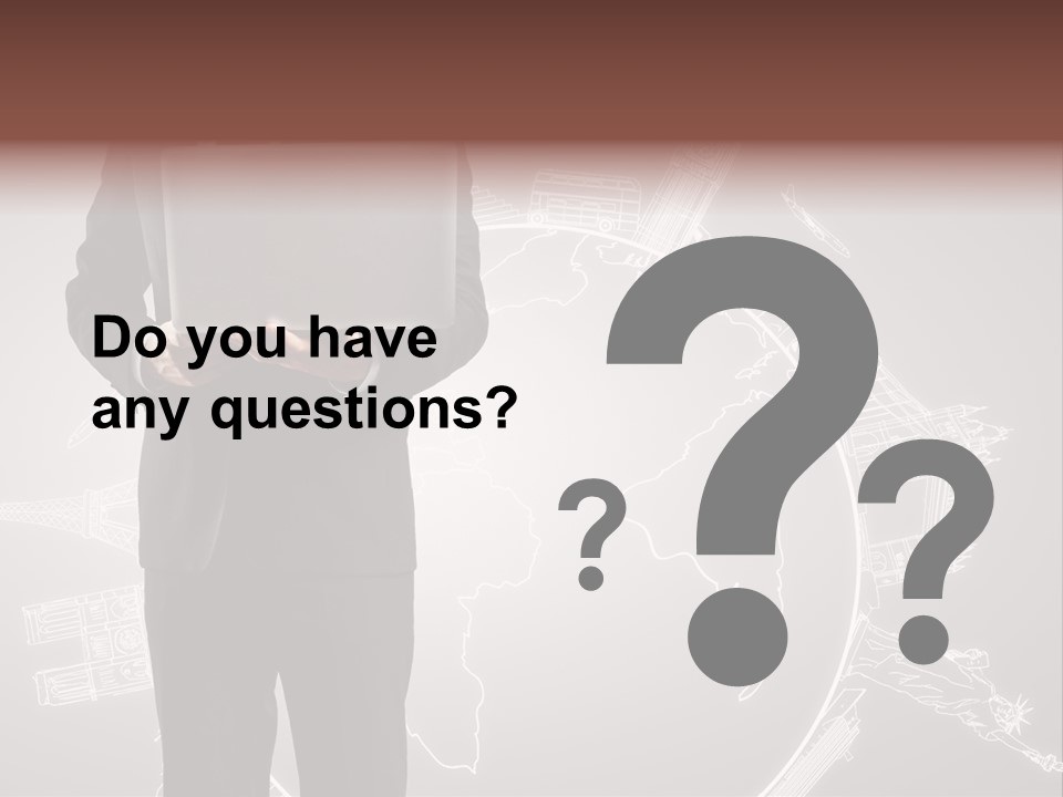 Earth Software Hand PowerPoint Template