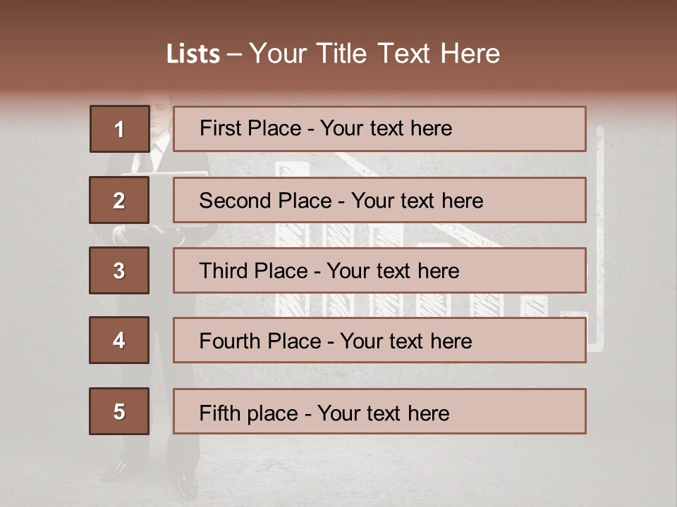 Progress Concept Room PowerPoint Template
