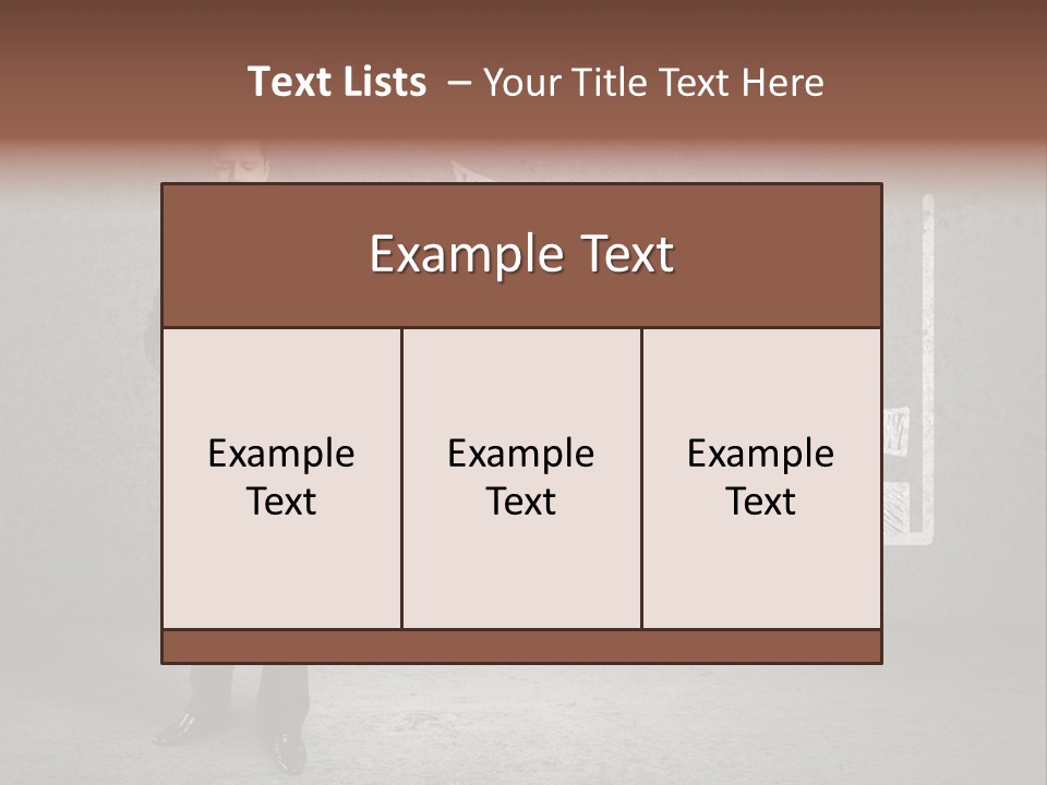 Progress Concept Room PowerPoint Template