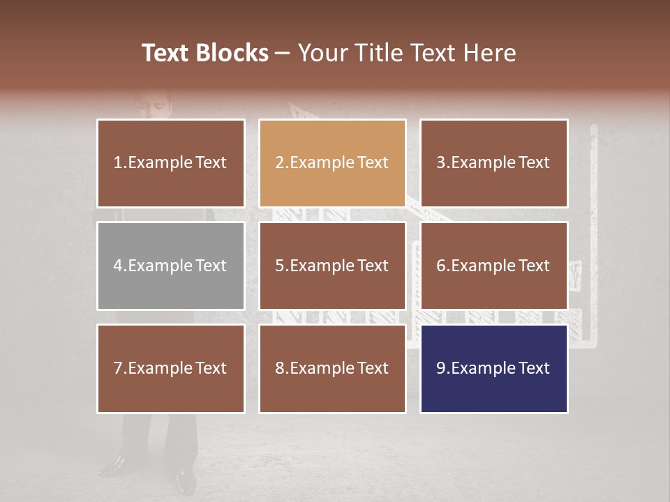 Progress Concept Room PowerPoint Template