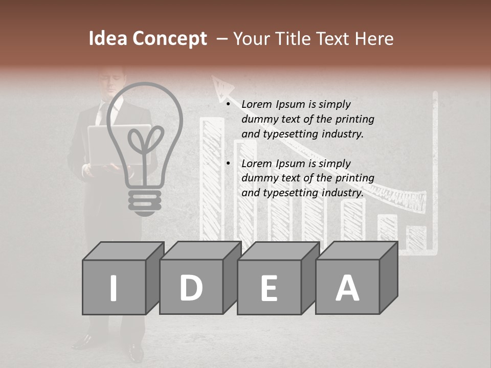Progress Concept Room PowerPoint Template