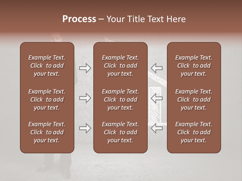 Progress Concept Room PowerPoint Template