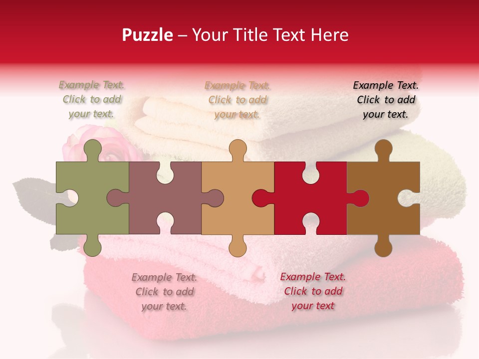 Towel Bath Care PowerPoint Template