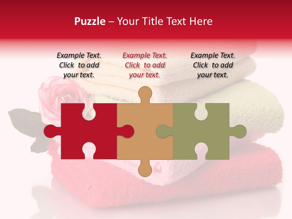 Towel Bath Care PowerPoint Template