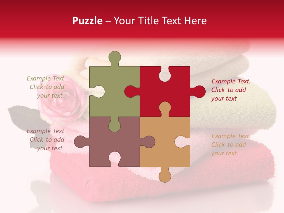 Towel Bath Care PowerPoint Template