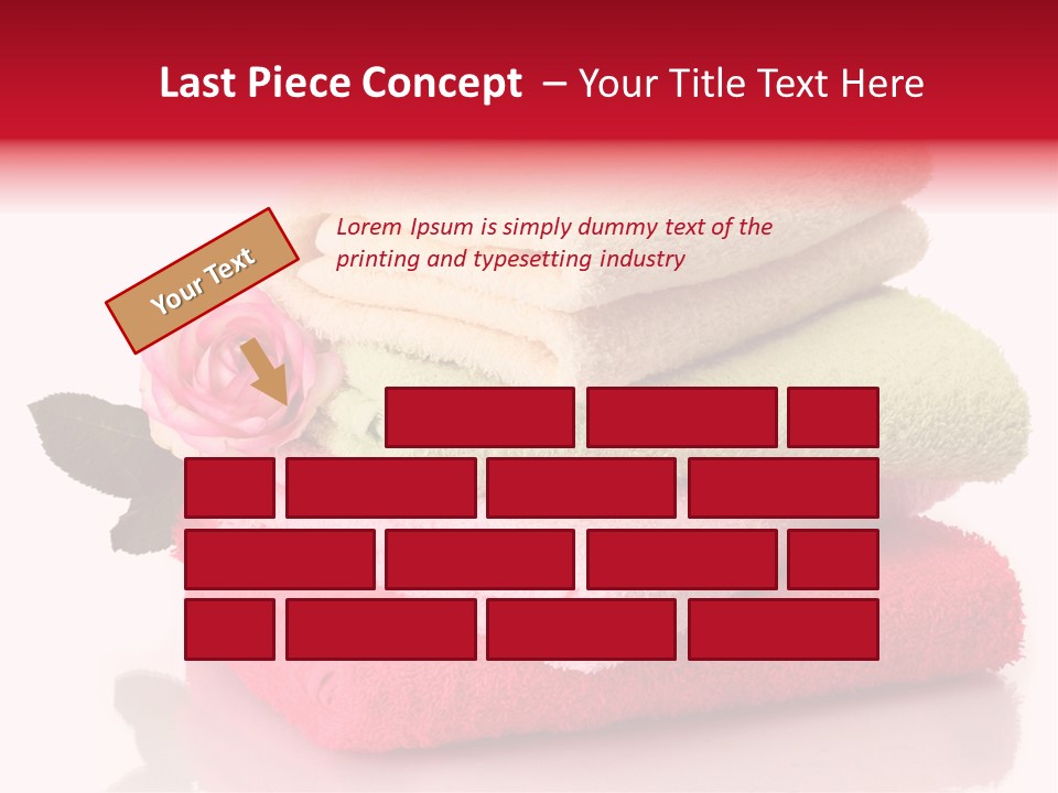 Towel Bath Care PowerPoint Template