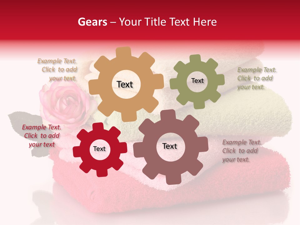 Towel Bath Care PowerPoint Template