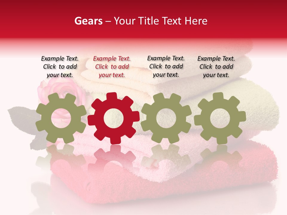 Towel Bath Care PowerPoint Template