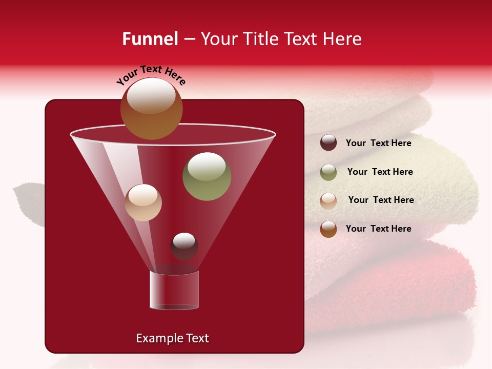 Towel Bath Care PowerPoint Template