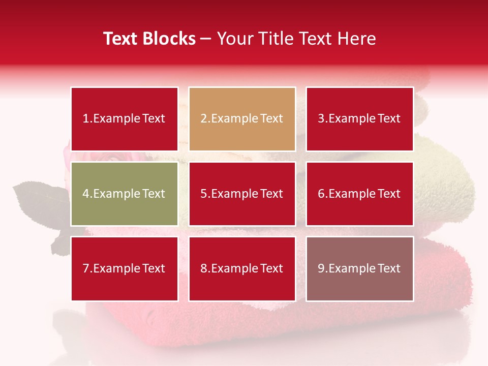 Towel Bath Care PowerPoint Template