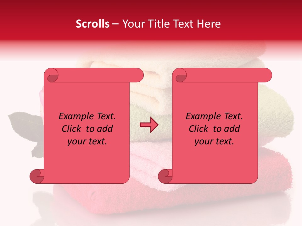 Towel Bath Care PowerPoint Template