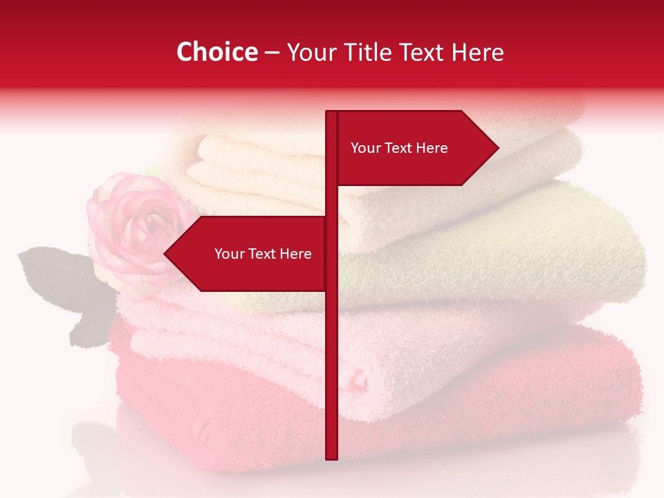 Towel Bath Care PowerPoint Template