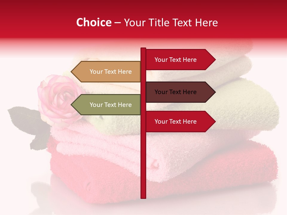 Towel Bath Care PowerPoint Template