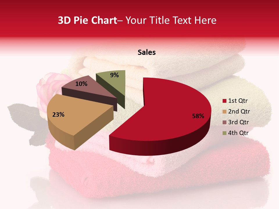 Towel Bath Care PowerPoint Template