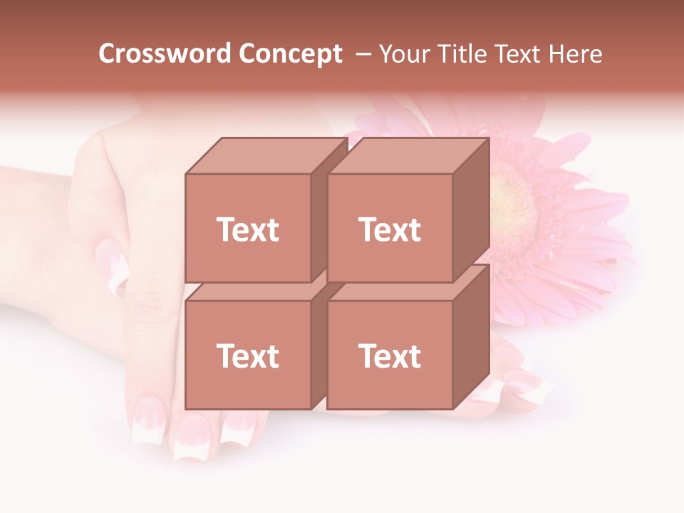 Wellness Background Camomile PowerPoint Template