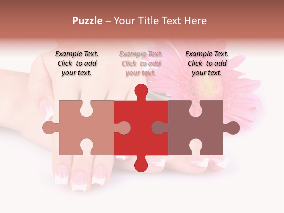 Wellness Background Camomile PowerPoint Template