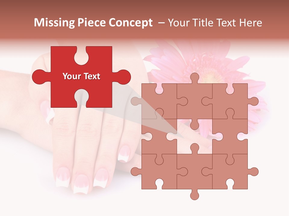 Wellness Background Camomile PowerPoint Template