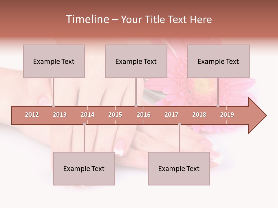Wellness Background Camomile PowerPoint Template