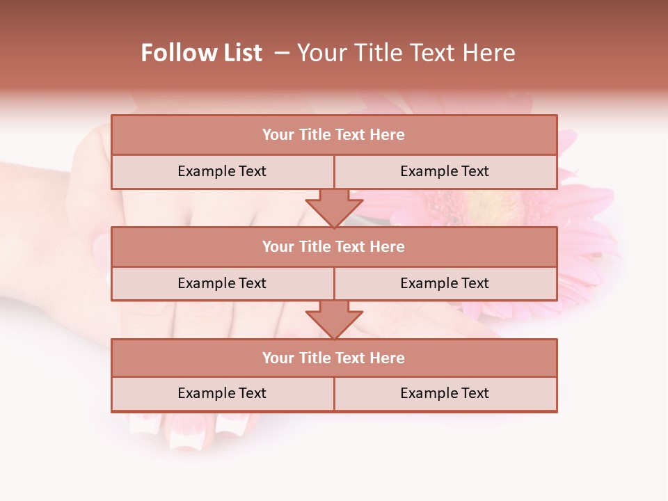 Wellness Background Camomile PowerPoint Template