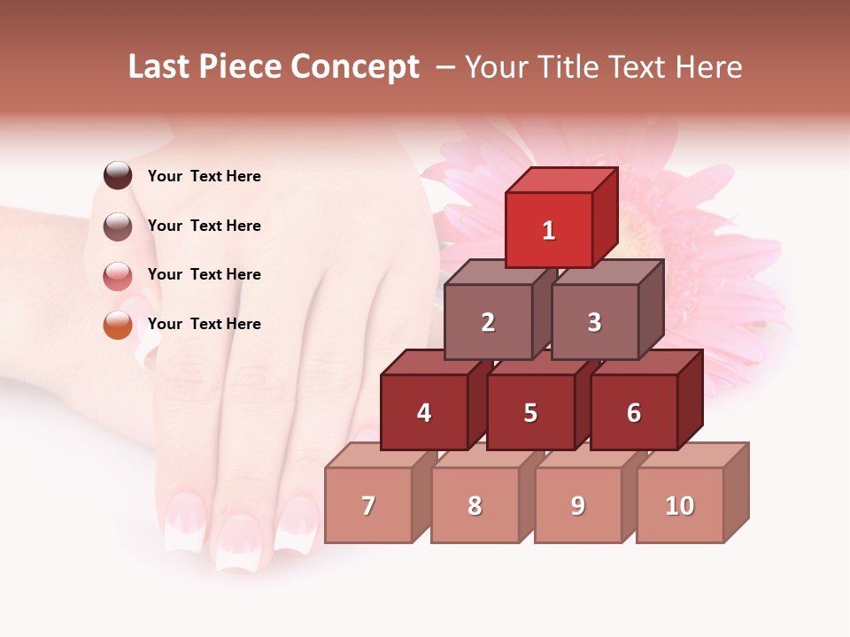 Wellness Background Camomile PowerPoint Template