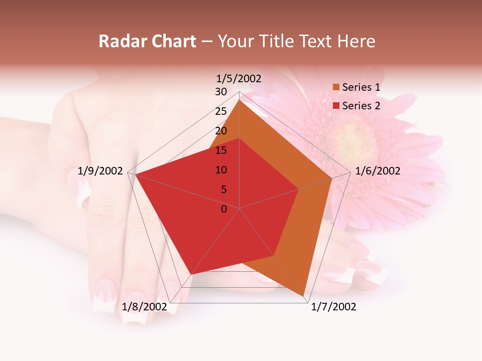 Wellness Background Camomile PowerPoint Template