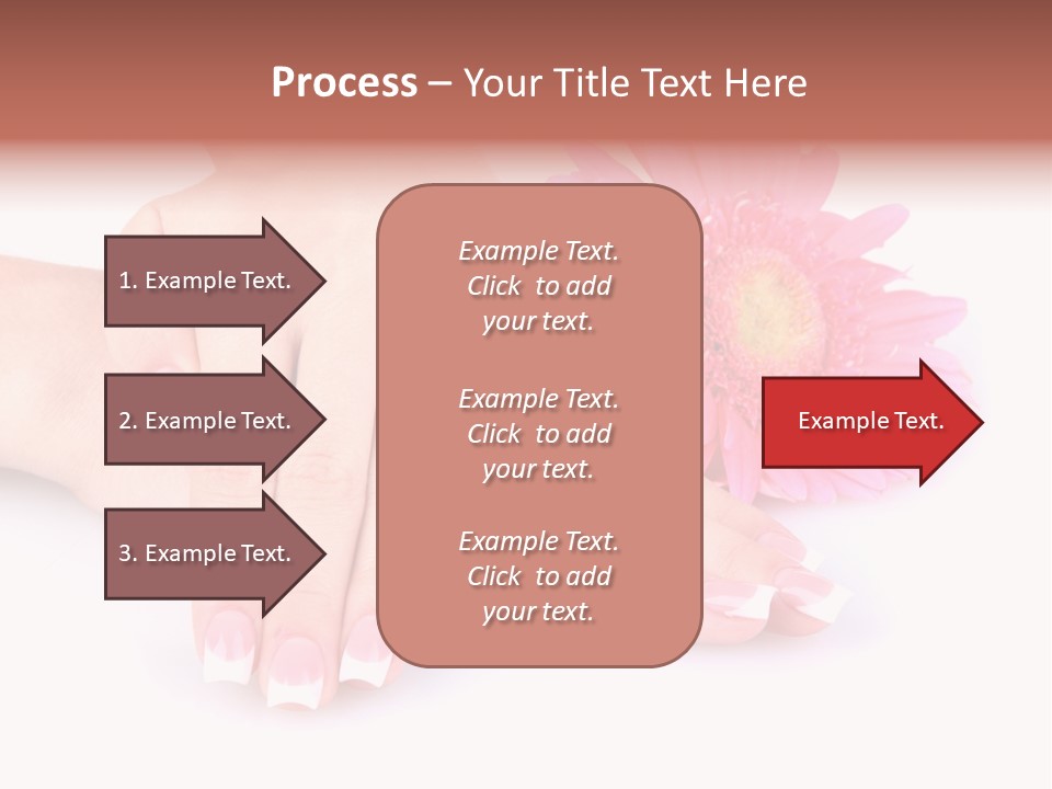 Wellness Background Camomile PowerPoint Template