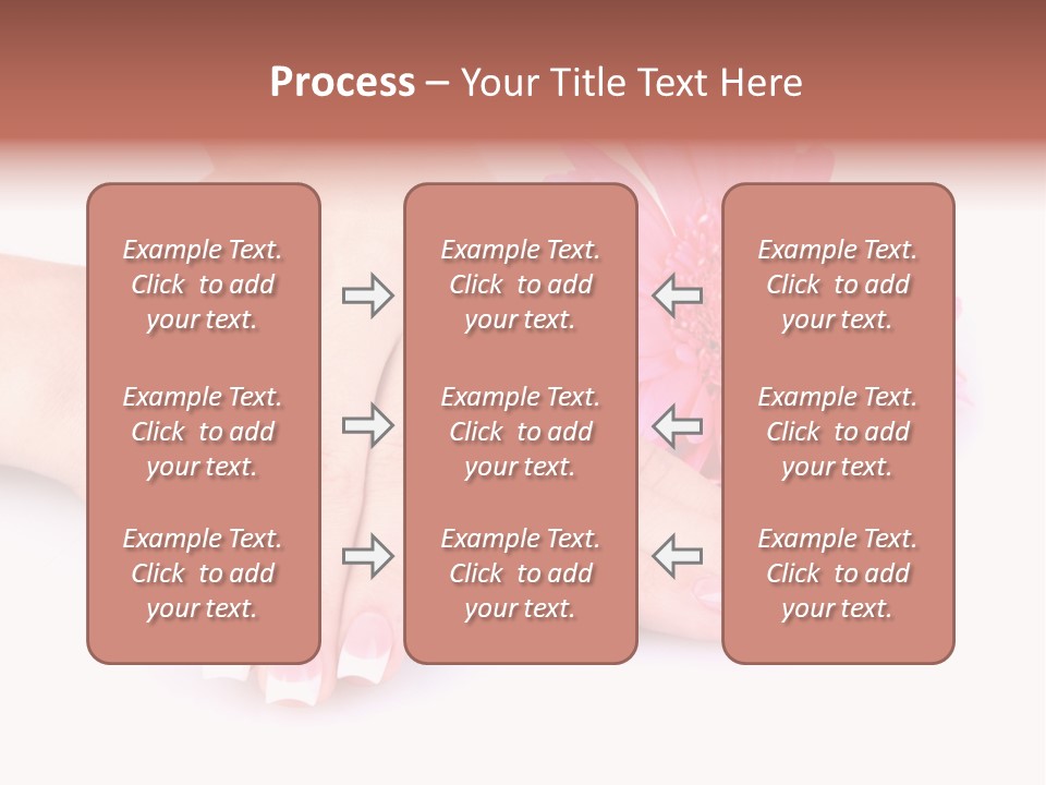 Wellness Background Camomile PowerPoint Template