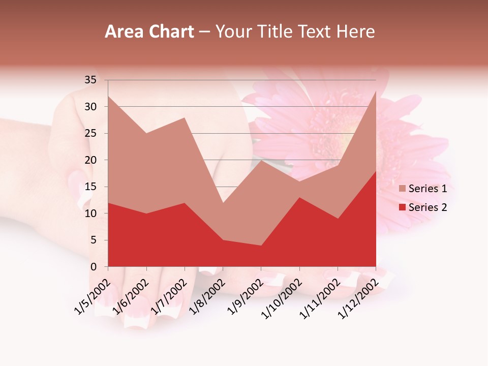 Wellness Background Camomile PowerPoint Template