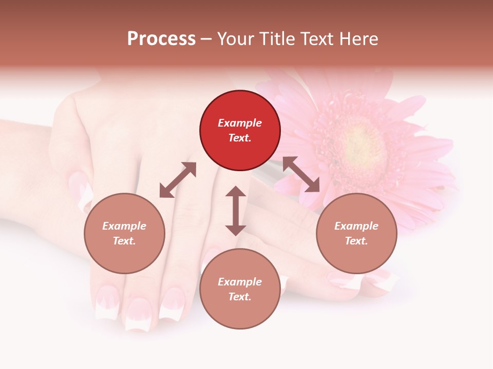 Wellness Background Camomile PowerPoint Template