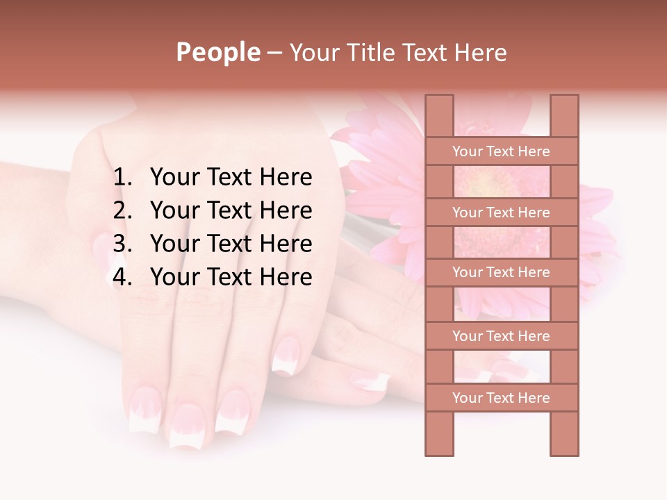 Wellness Background Camomile PowerPoint Template