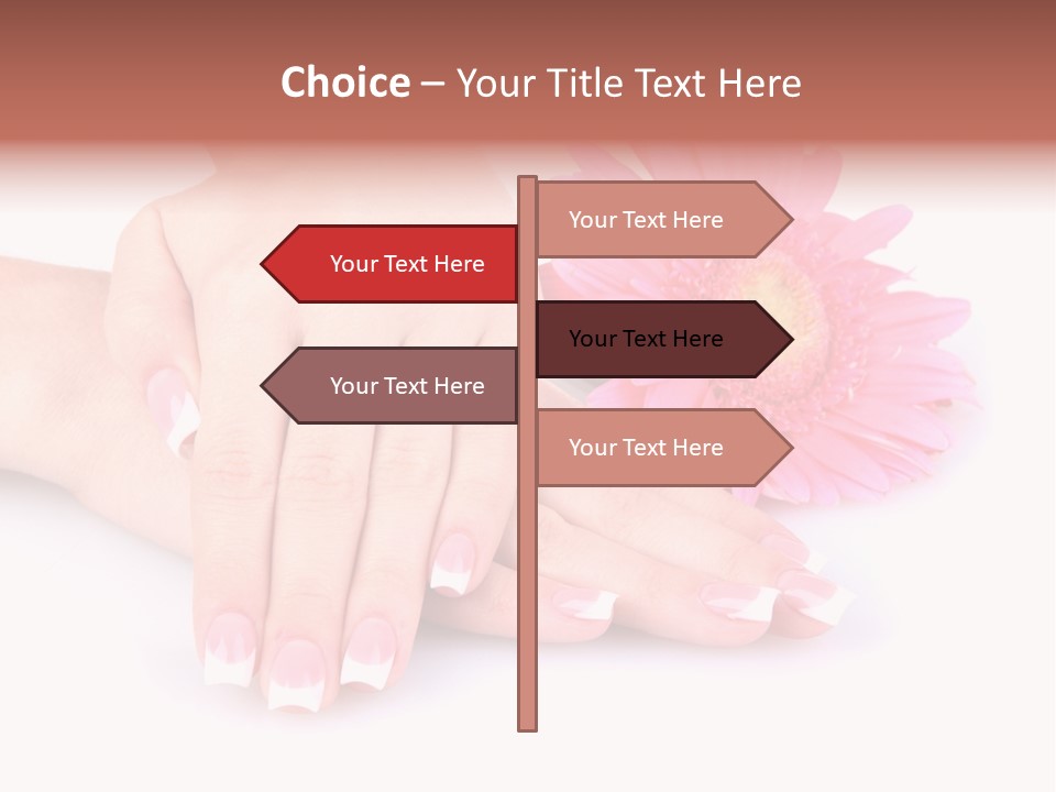 Wellness Background Camomile PowerPoint Template