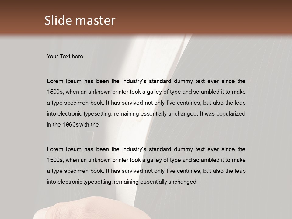 Service Men Luxury Dinner PowerPoint Template