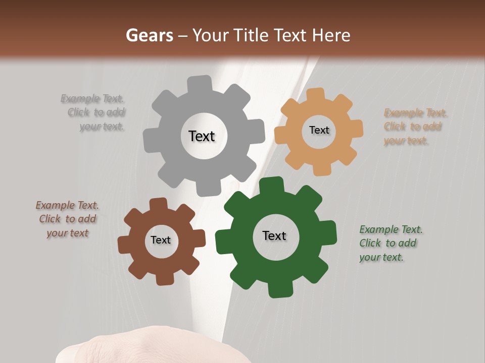 Service Men Luxury Dinner PowerPoint Template