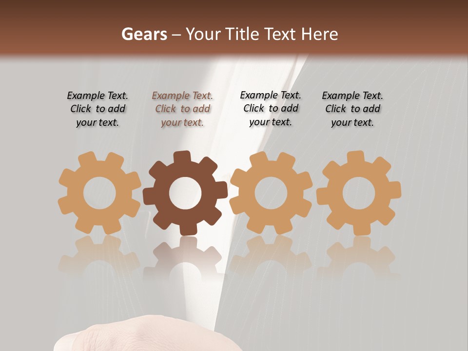 Service Men Luxury Dinner PowerPoint Template