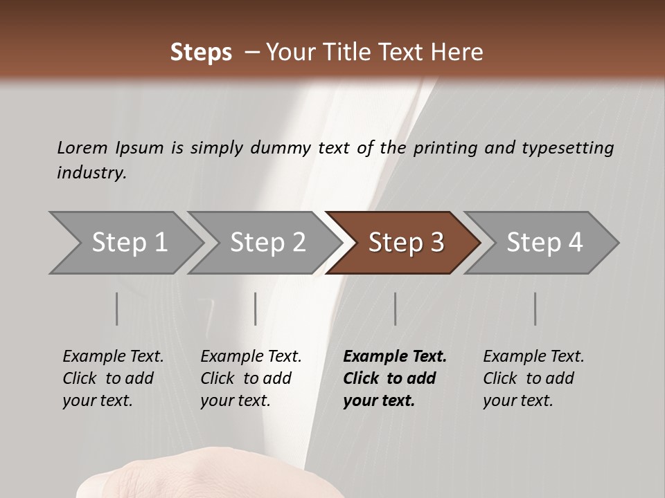 Service Men Luxury Dinner PowerPoint Template