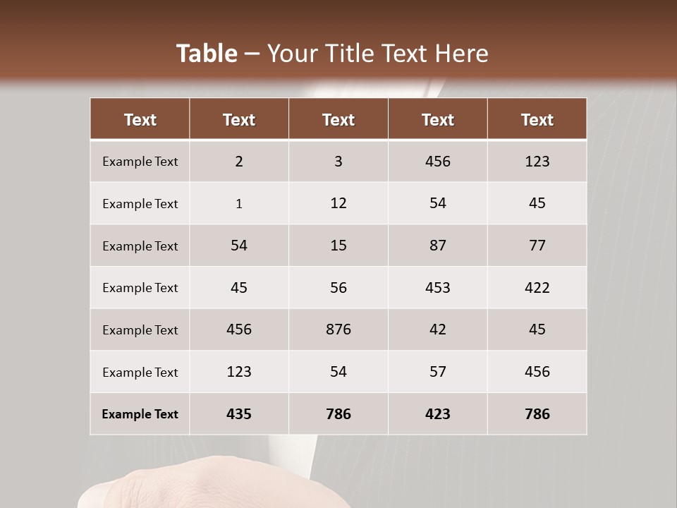 Service Men Luxury Dinner PowerPoint Template