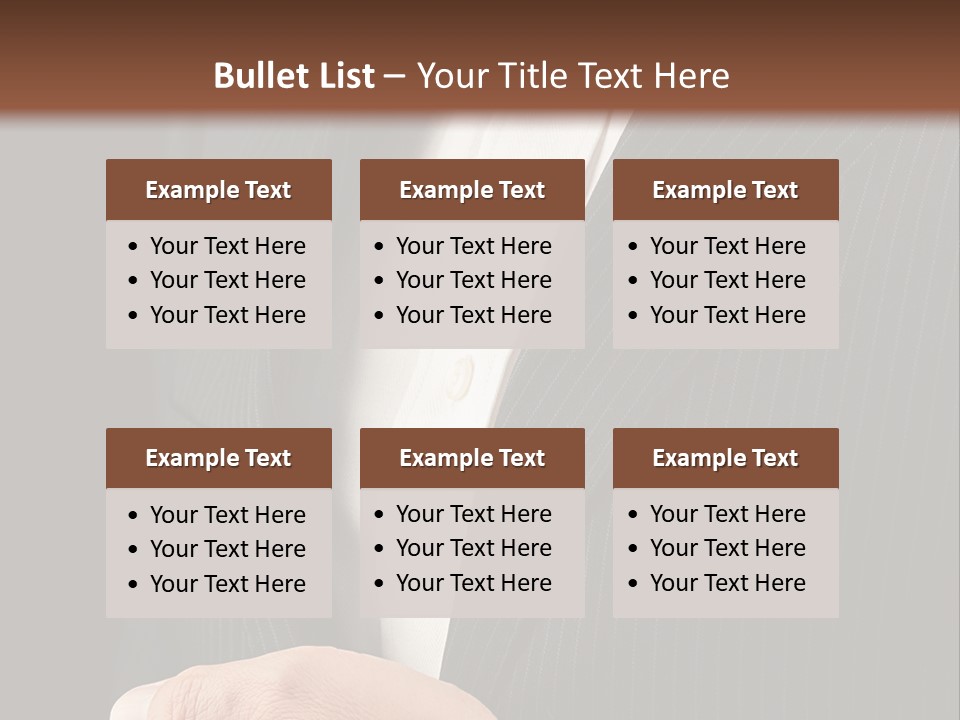 Service Men Luxury Dinner PowerPoint Template