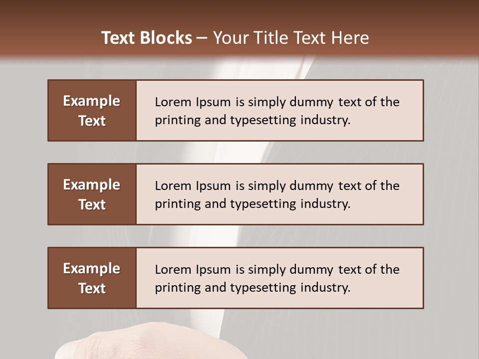 Service Men Luxury Dinner PowerPoint Template