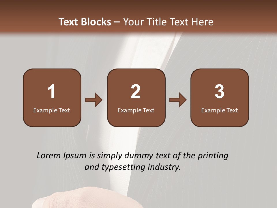 Service Men Luxury Dinner PowerPoint Template