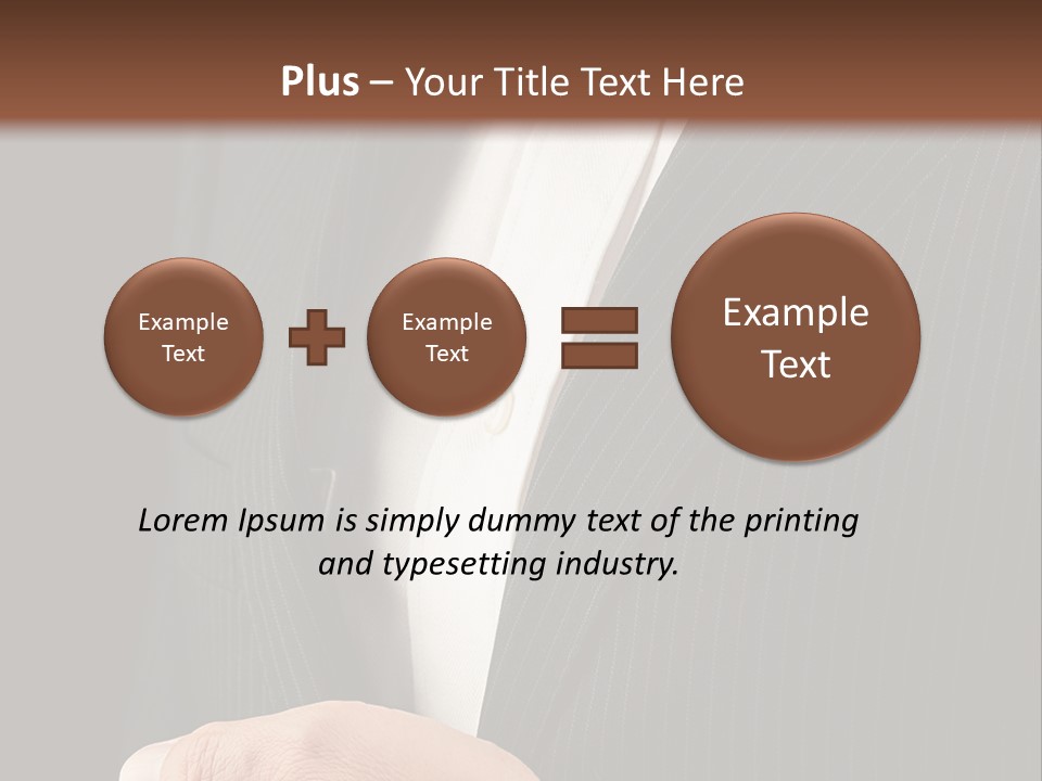Service Men Luxury Dinner PowerPoint Template