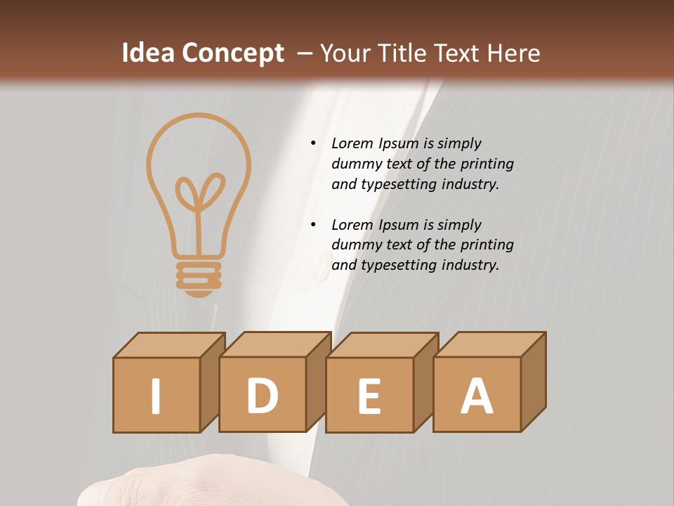 Service Men Luxury Dinner PowerPoint Template