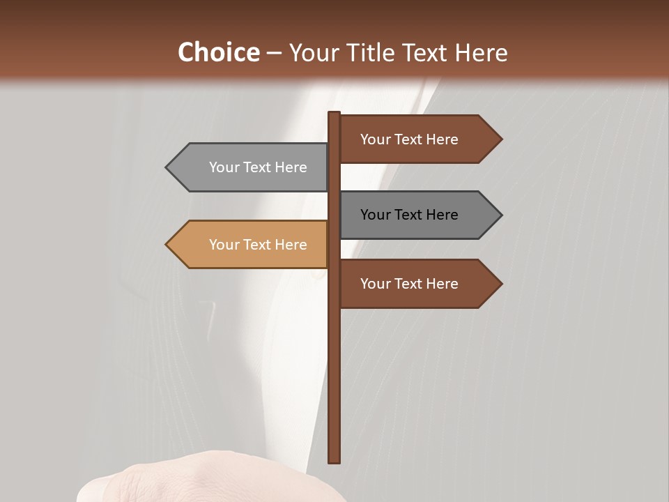 Service Men Luxury Dinner PowerPoint Template