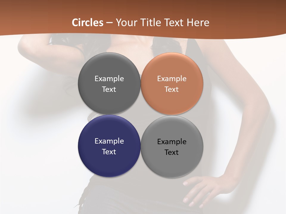 Long Posing Studio PowerPoint Template