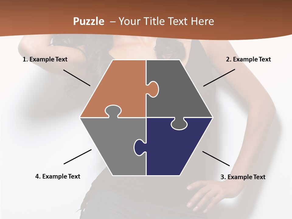 Long Posing Studio PowerPoint Template