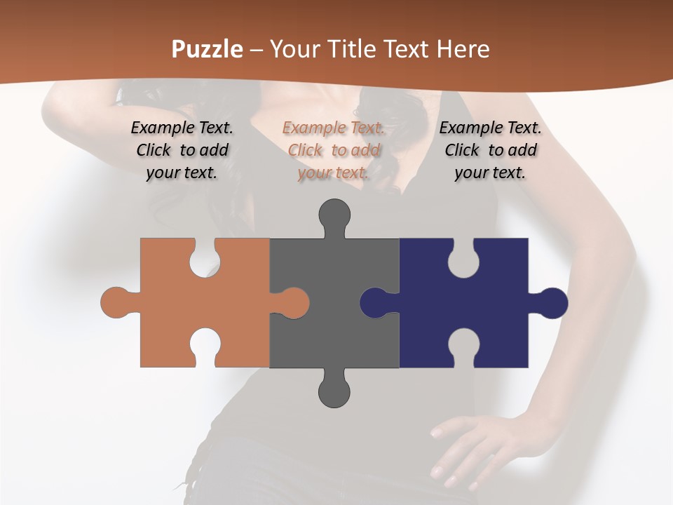 Long Posing Studio PowerPoint Template