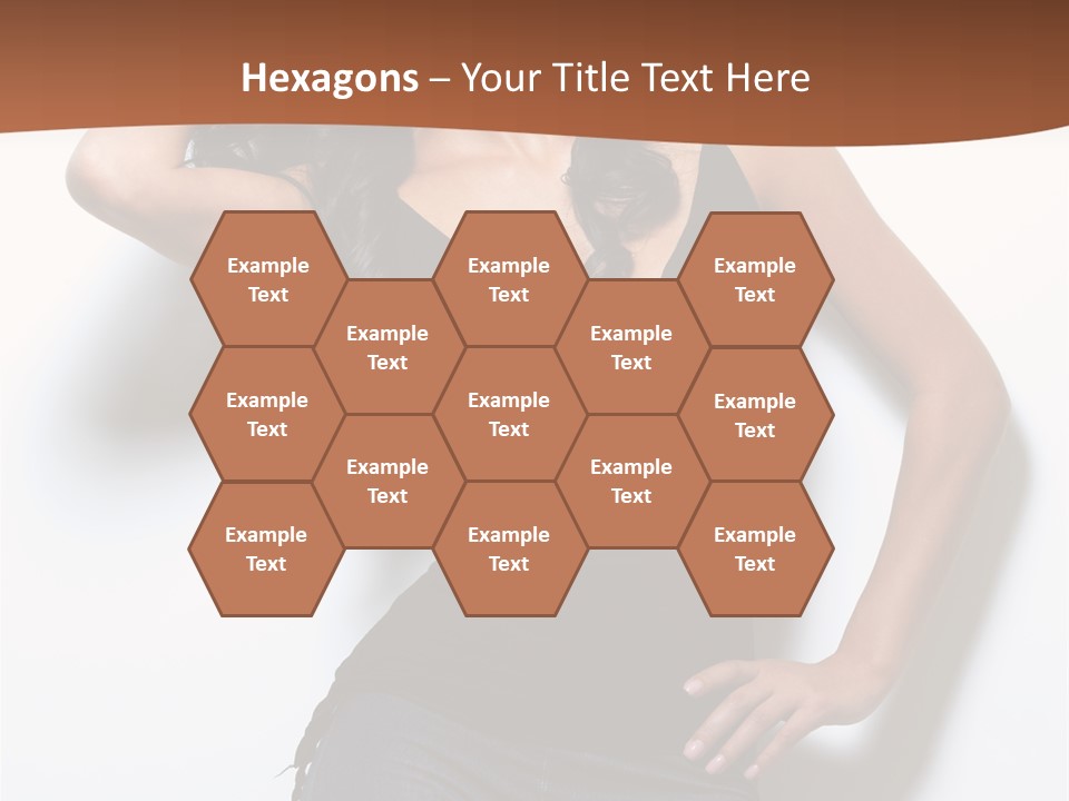 Long Posing Studio PowerPoint Template